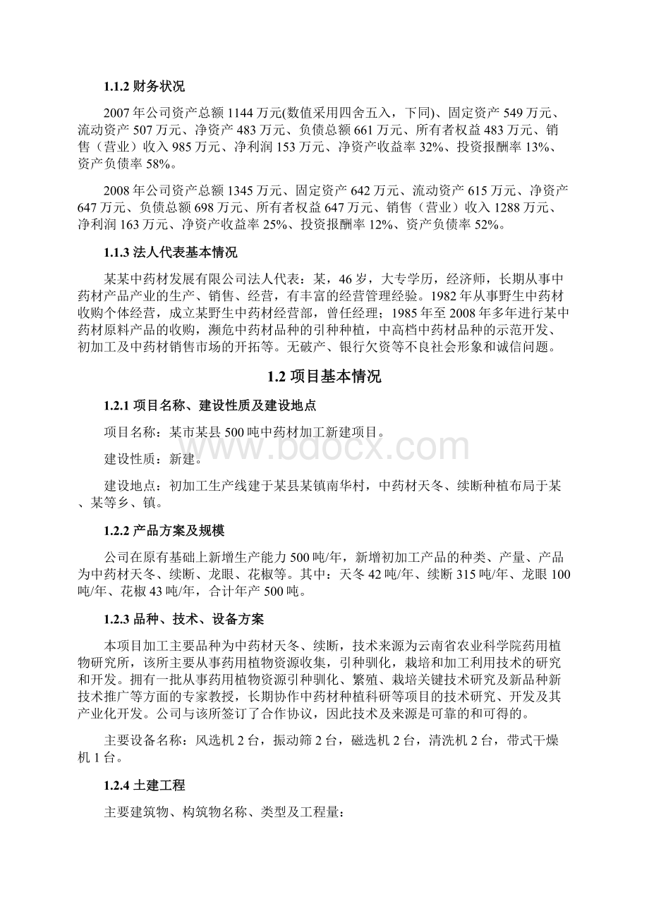 中药材加工新建项目可行性研究报告.docx_第2页