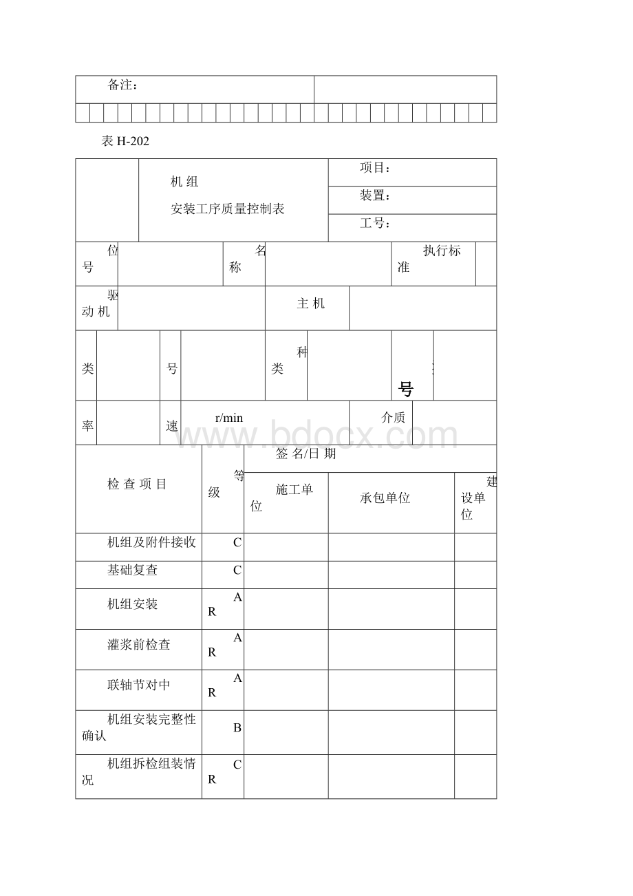 化工设备安装交工表格.docx_第3页