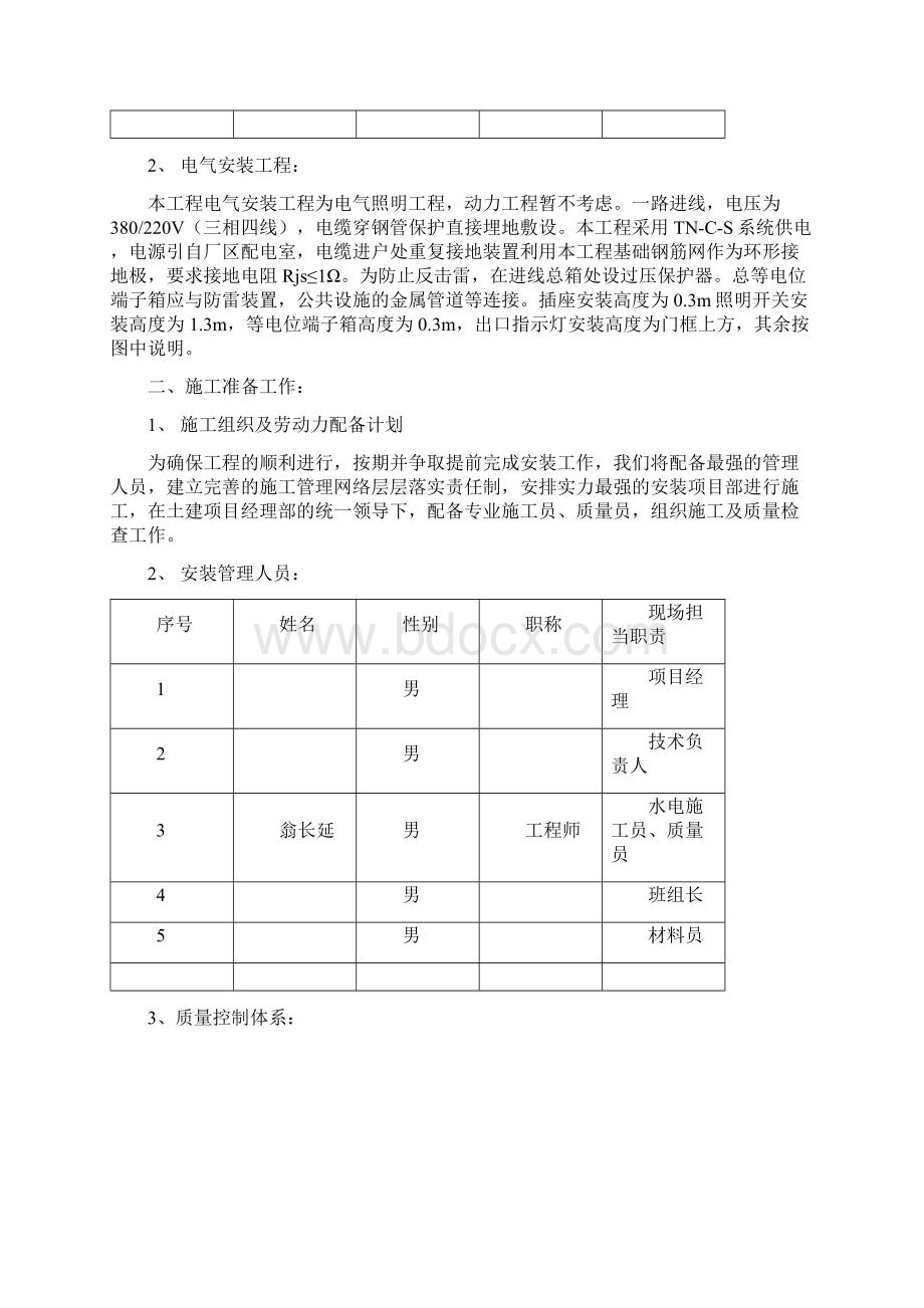 水电安装工程施工组织设计.docx_第2页