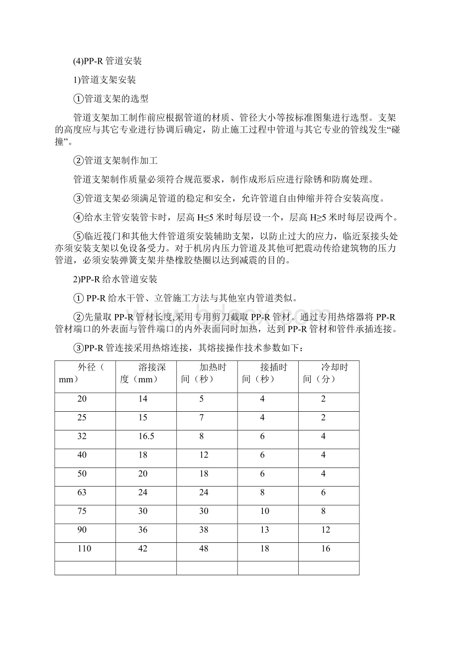 给排水工程施工Word文档下载推荐.docx_第3页