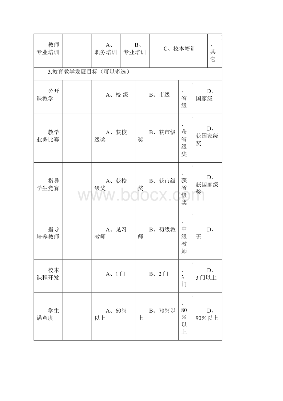 教师个人专业发展规划书.docx_第3页