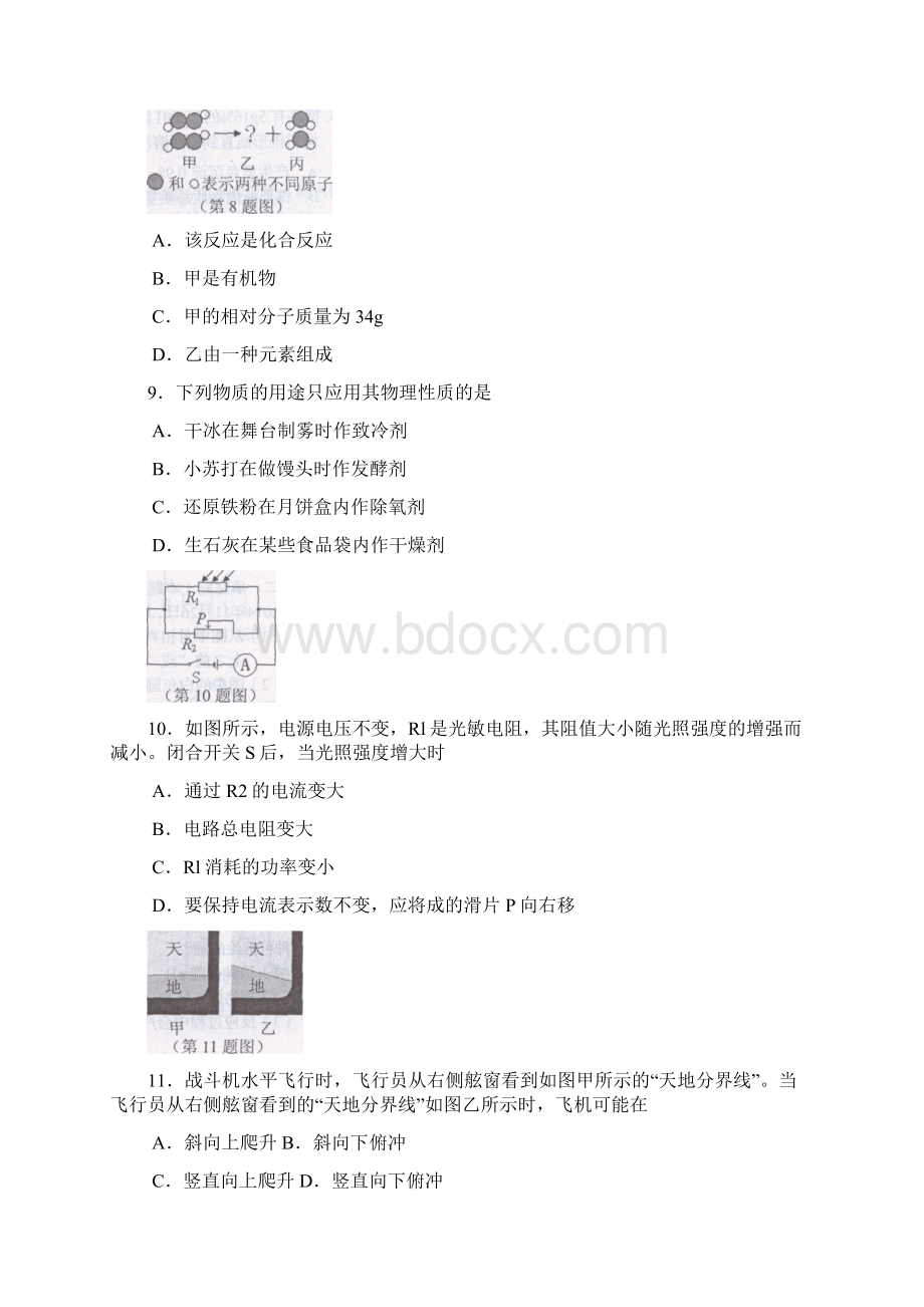 宁波市初中毕业生学业考试科学卷.docx_第3页