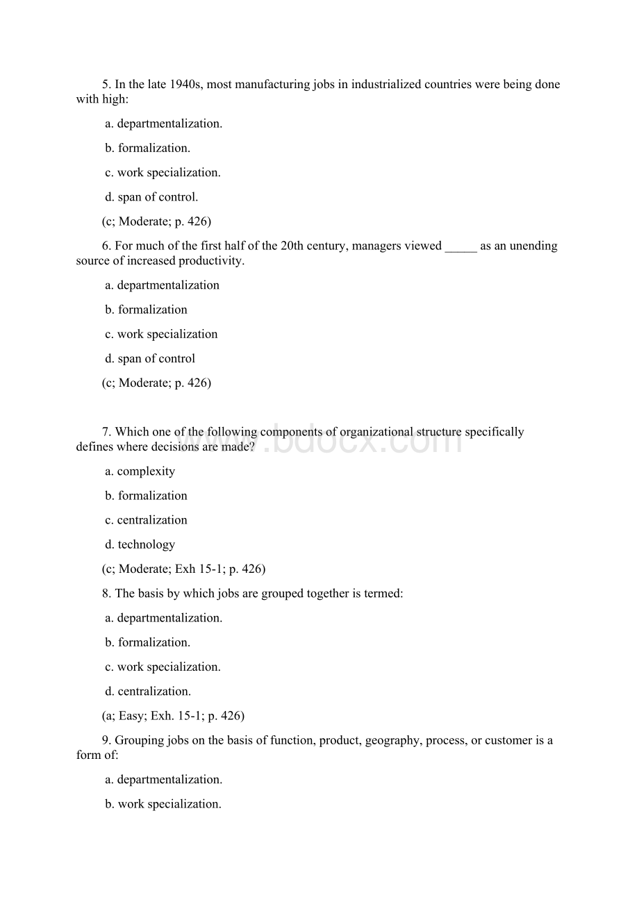 组织行为学 英语习题 2.docx_第2页