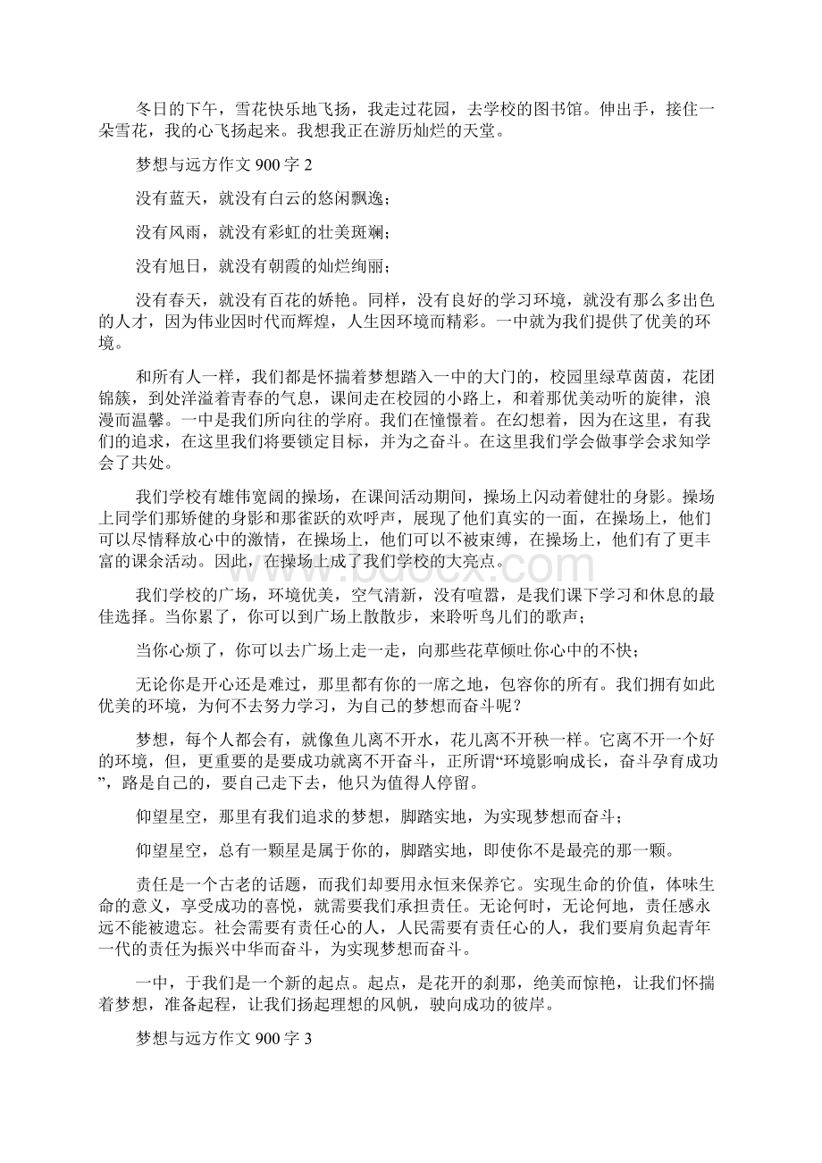 梦想与远方作文Word文档格式.docx_第2页