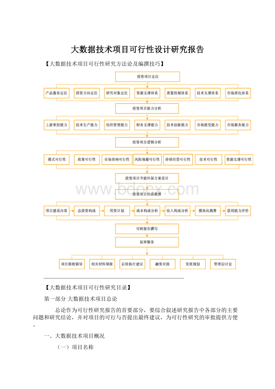 大数据技术项目可行性设计研究报告.docx_第1页