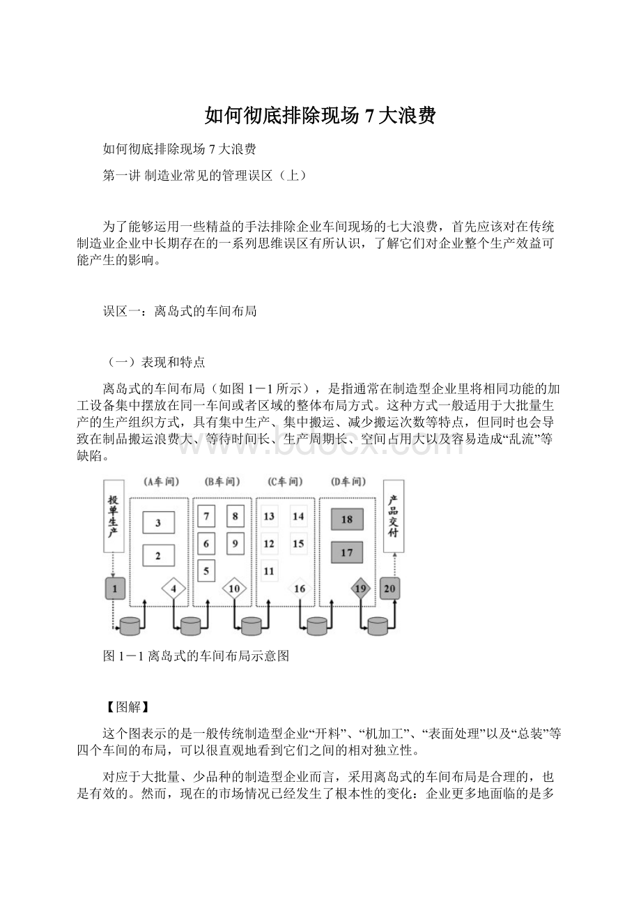 如何彻底排除现场7大浪费.docx