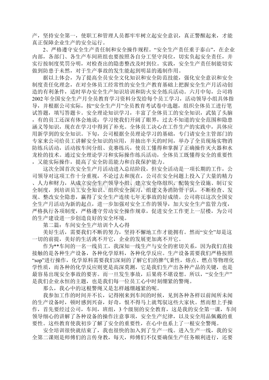 安全生产培训的心得体会范文.docx_第2页