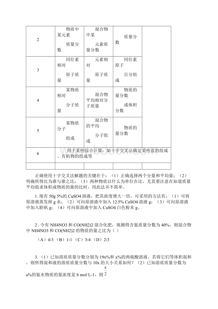 高中化学常见化学计算方法.docx_第3页