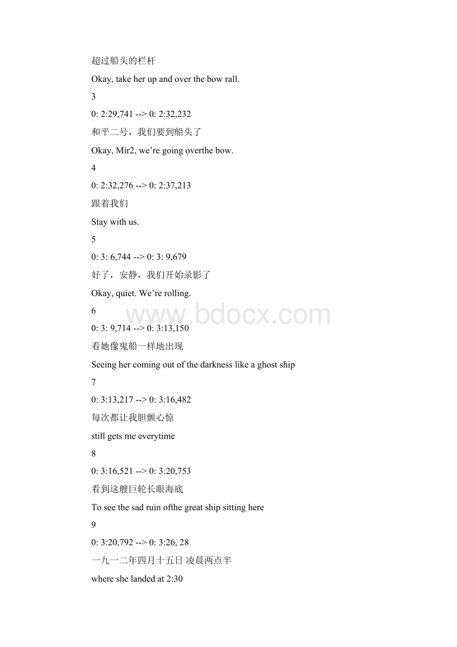 泰坦尼克号英语演讲稿文档格式.docx_第3页