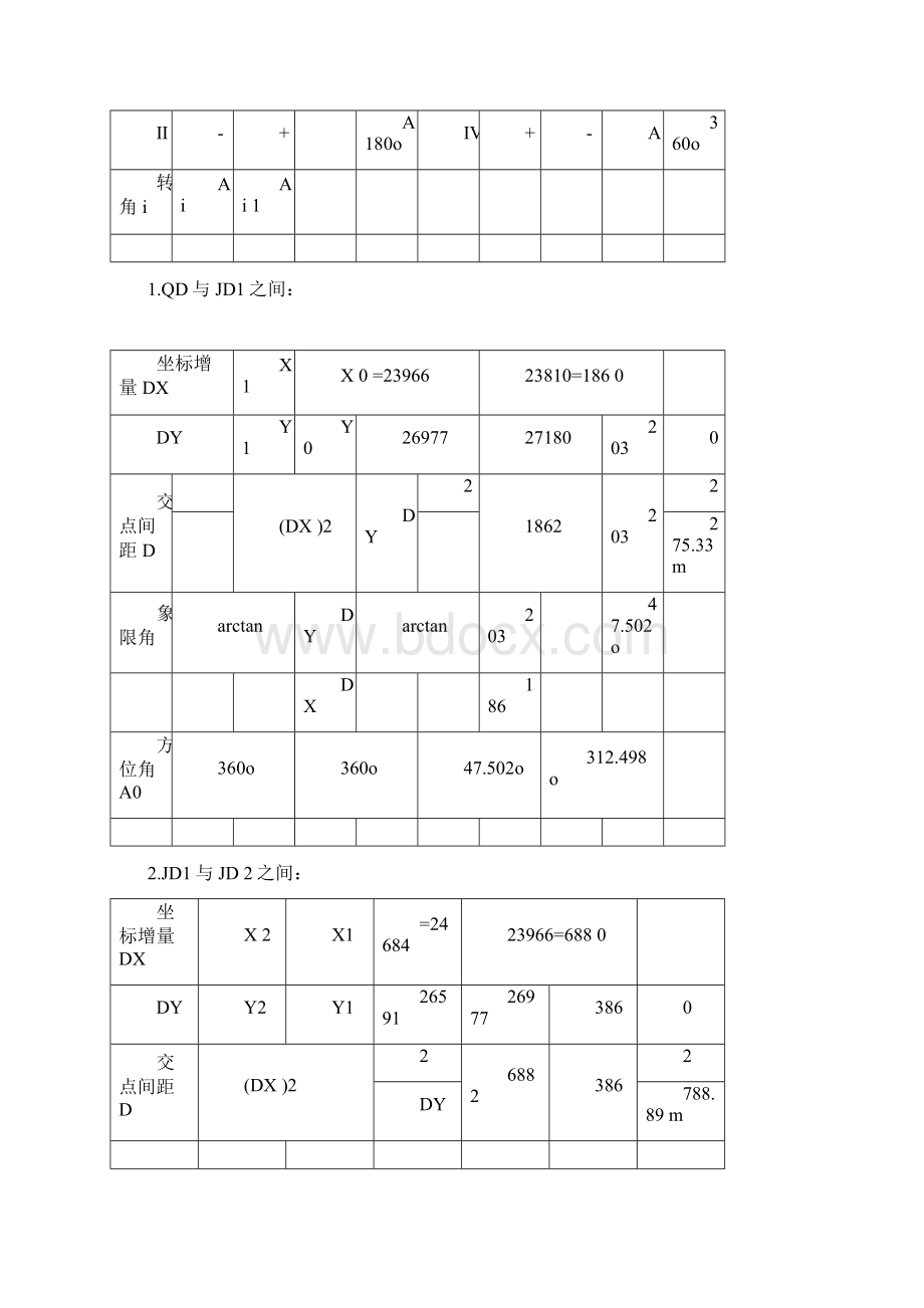 完整版平曲线要素计算doc.docx_第2页