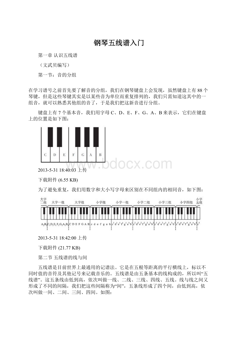 钢琴五线谱入门.docx_第1页