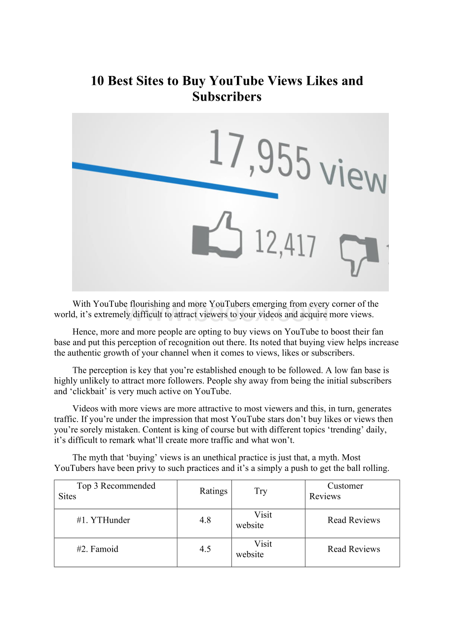 10 Best Sites to Buy YouTube Views Likes and Subscribers.docx