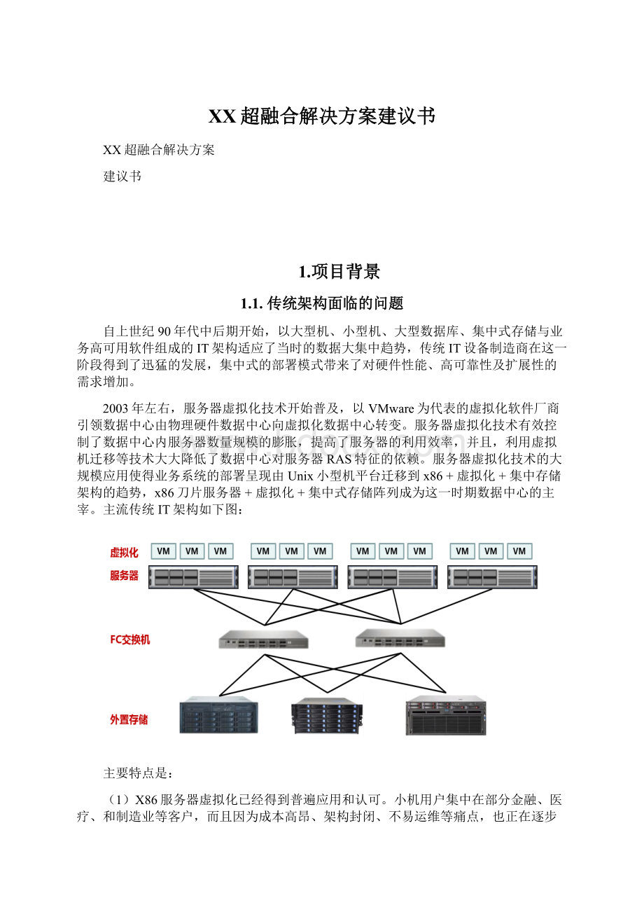 XX超融合解决方案建议书.docx_第1页