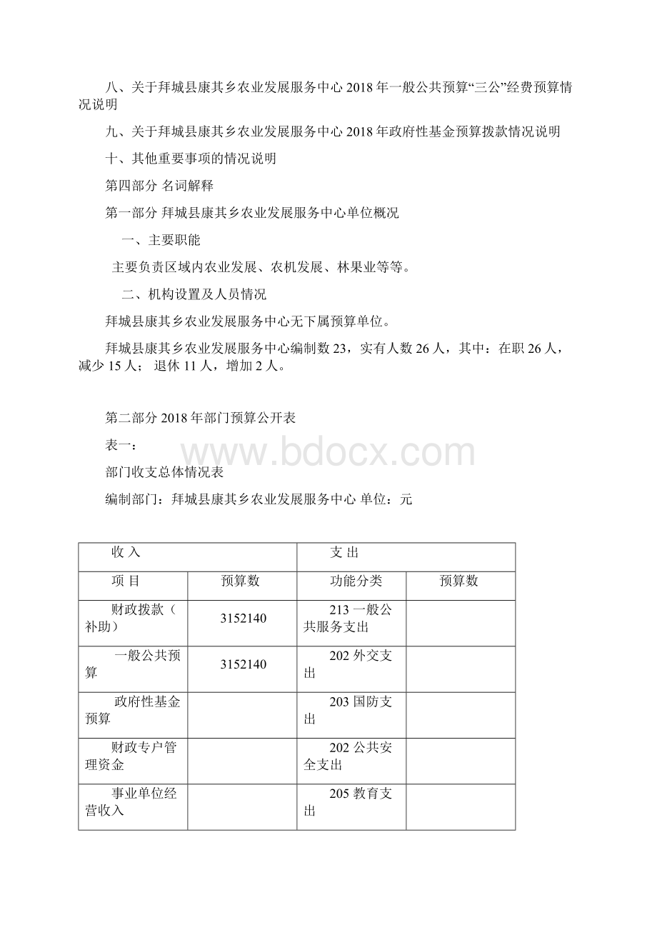 拜城康其乡农业发展服务中心部门单位部门预算公开.docx_第2页