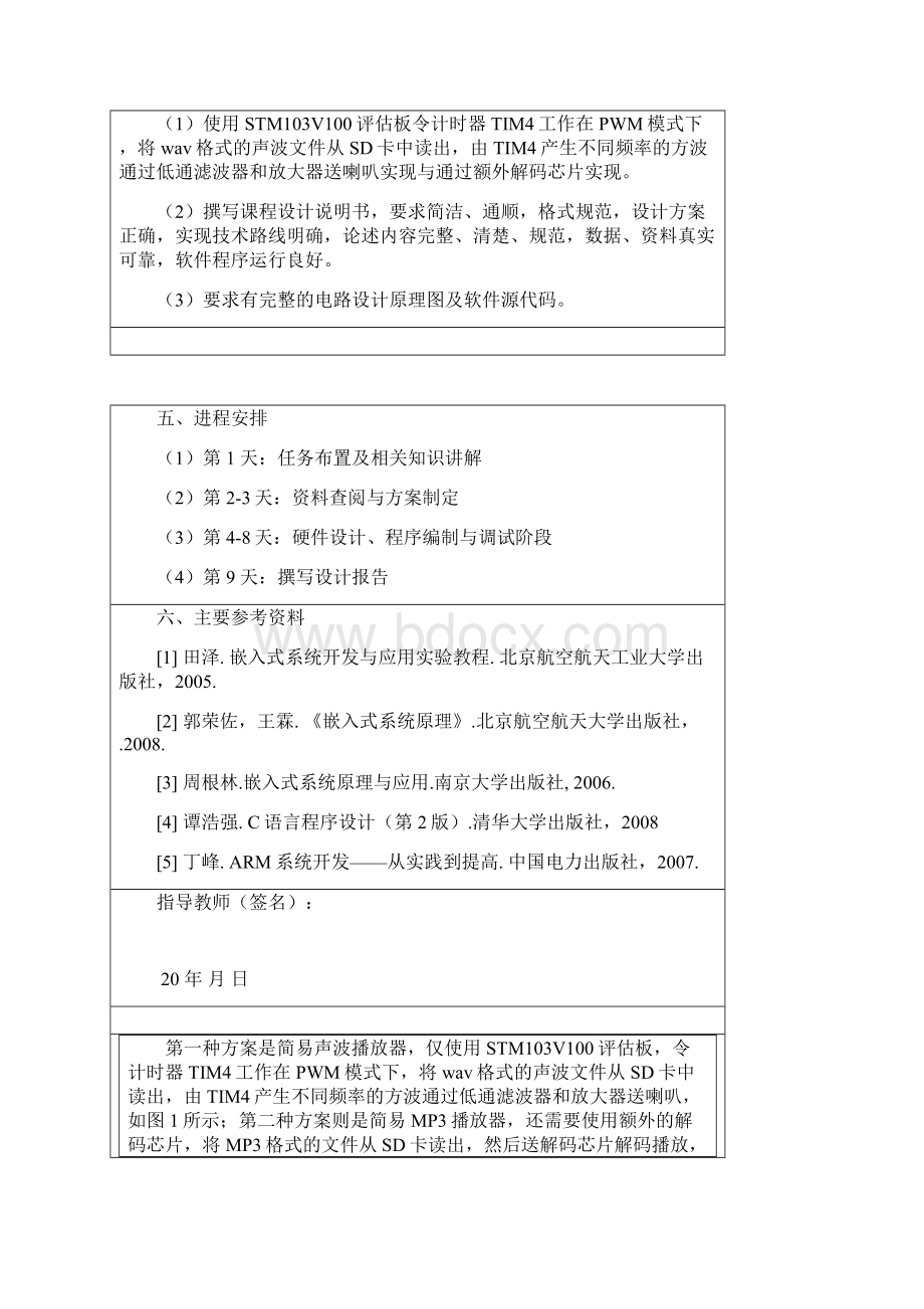 基于STM32的MP3播放器设计与实现毕业设计论文.docx_第2页