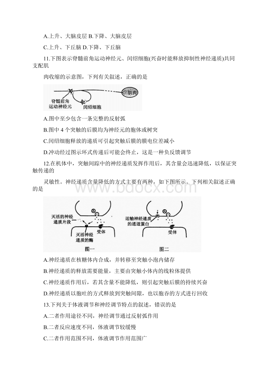 河南省郑州市高一生物下学期期末考试试题doc.docx_第3页