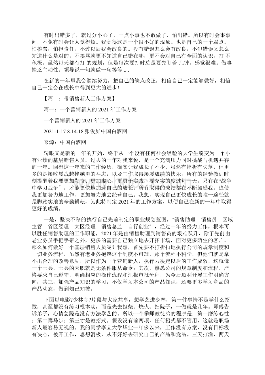 工作计划之销售岗位实习计划文档格式.docx_第2页