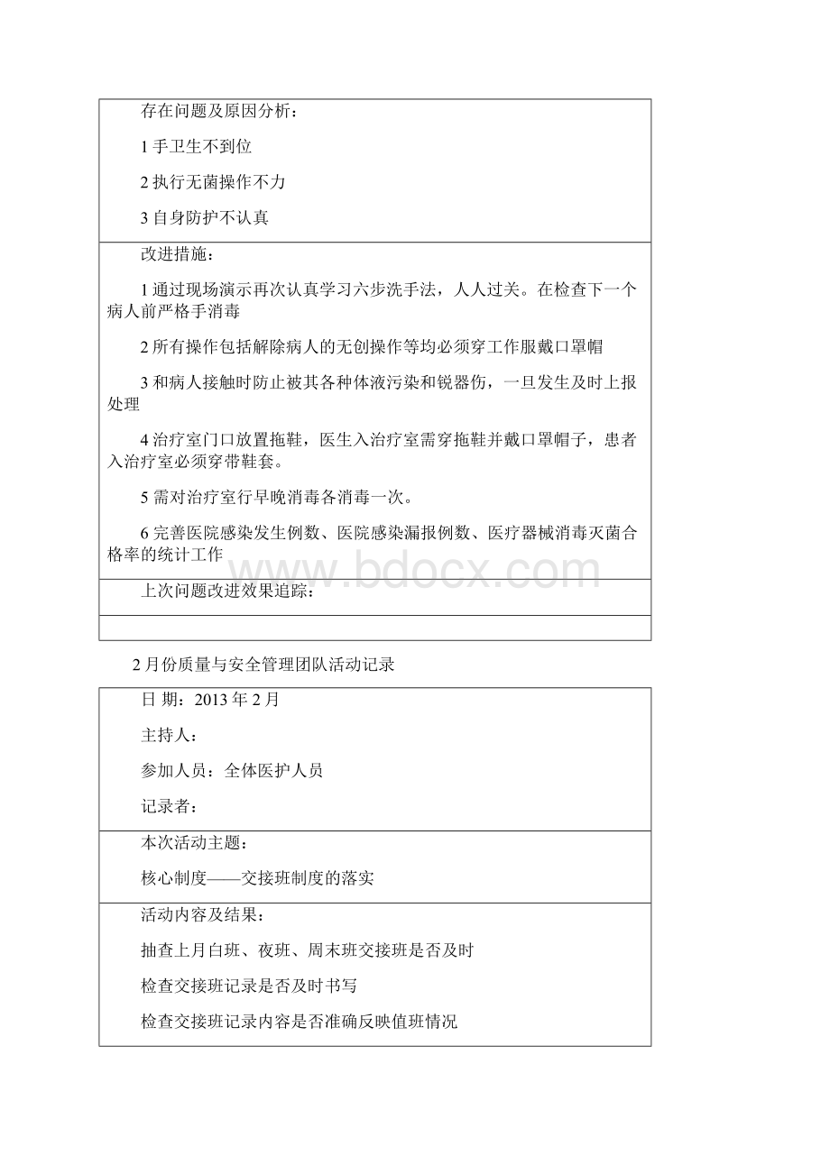 精选医疗质量与安全管理小组活动记录.docx_第2页