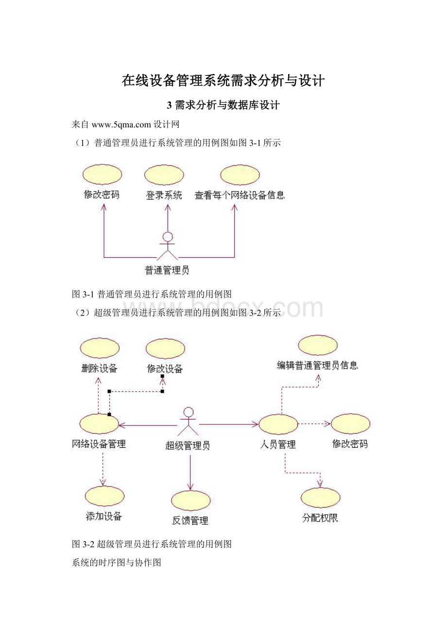 在线设备管理系统需求分析与设计.docx_第1页