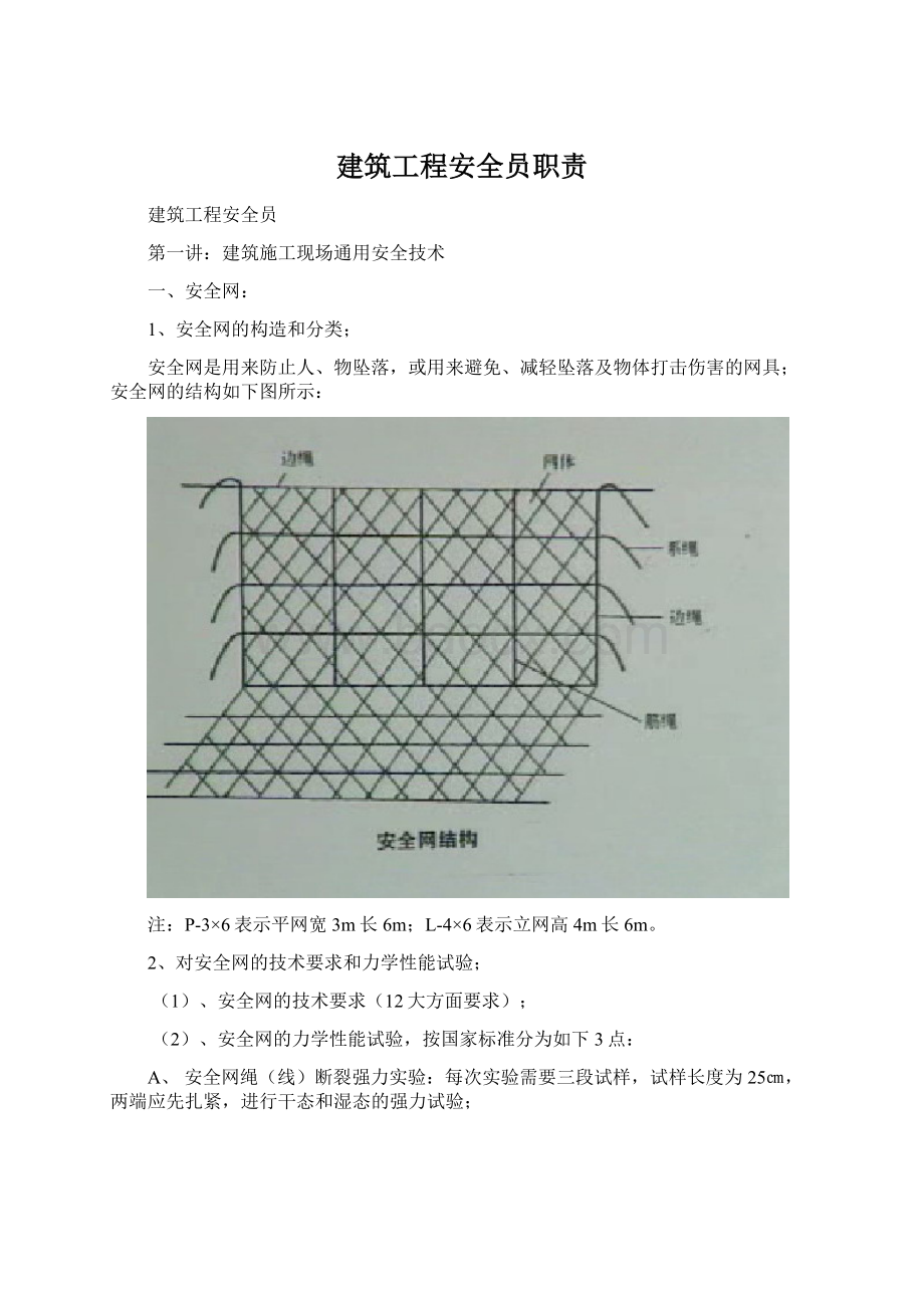 建筑工程安全员职责.docx_第1页