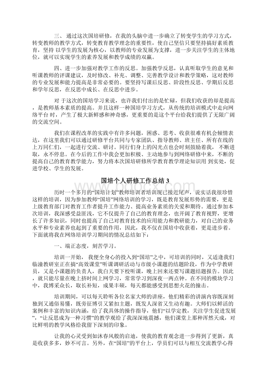 国培个人研修工作总结.docx_第3页