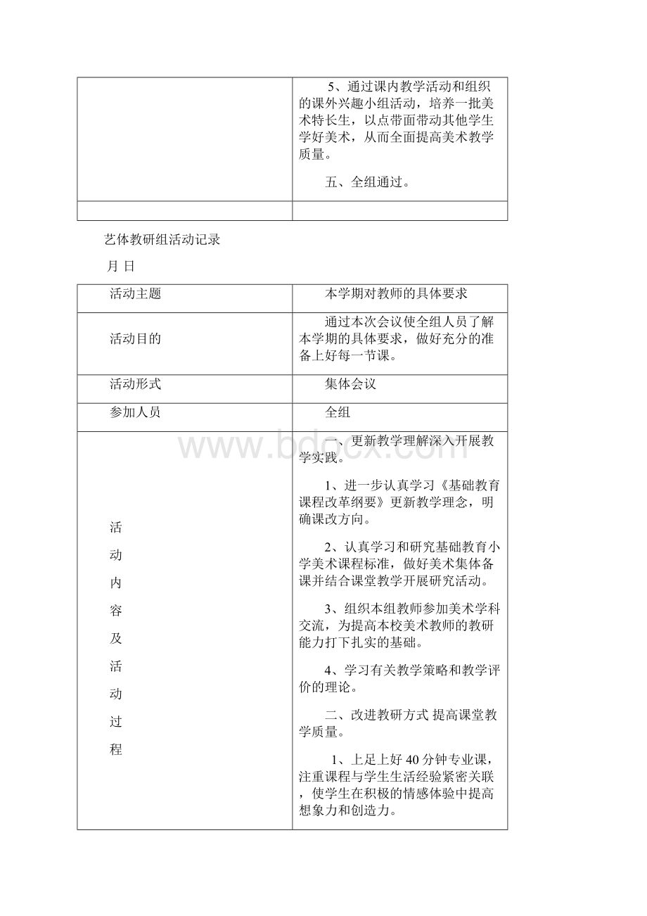 艺体教研组活动记录.docx_第2页