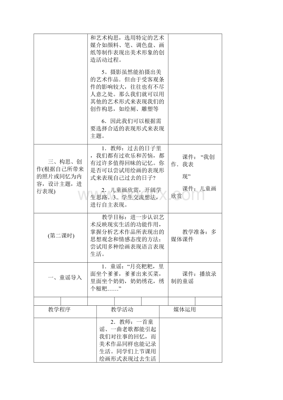 湘教版七年级下册美术教案全册.docx_第2页