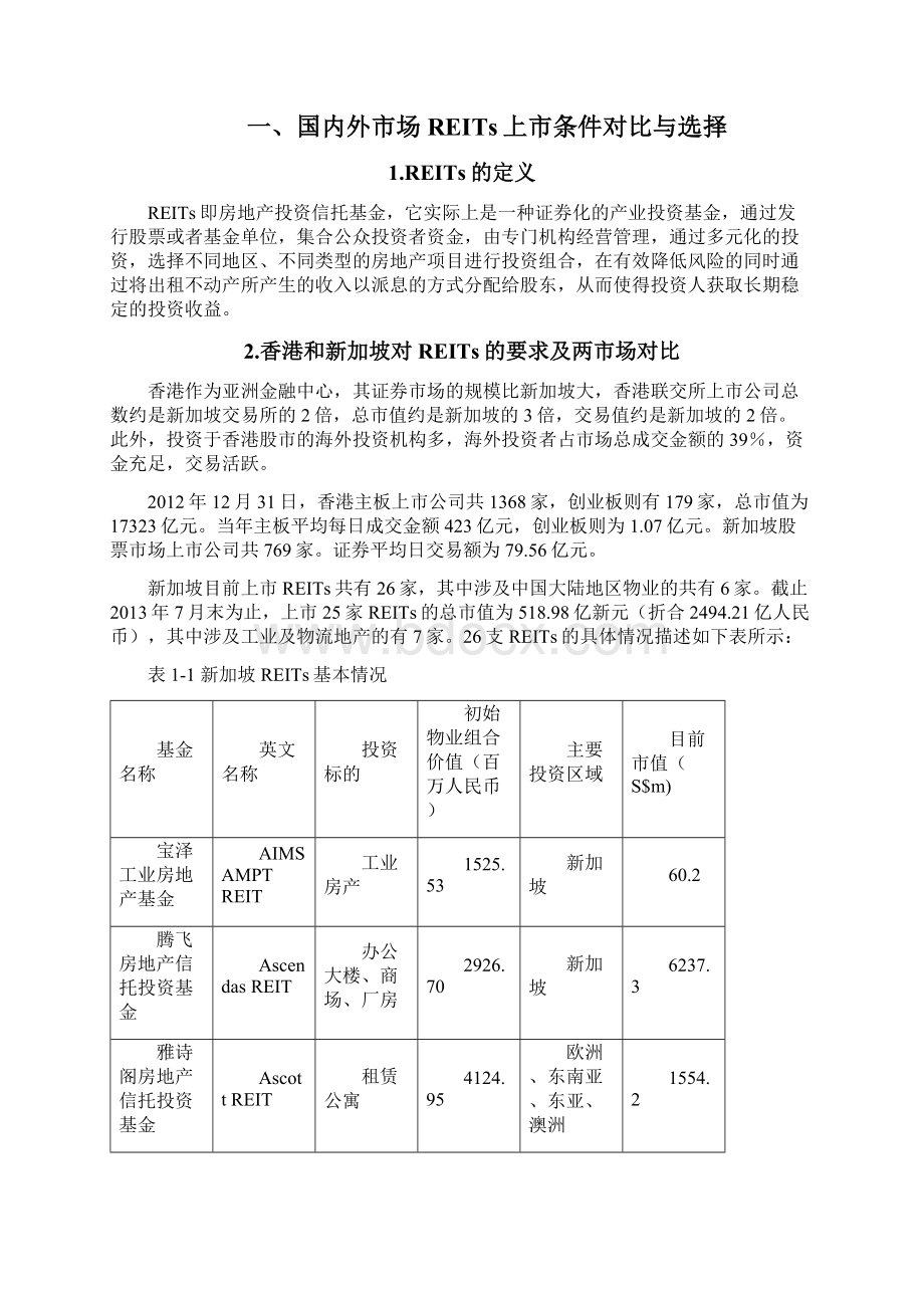 产业新城房地产投资信托基金组建方案923Word文档下载推荐.docx_第2页