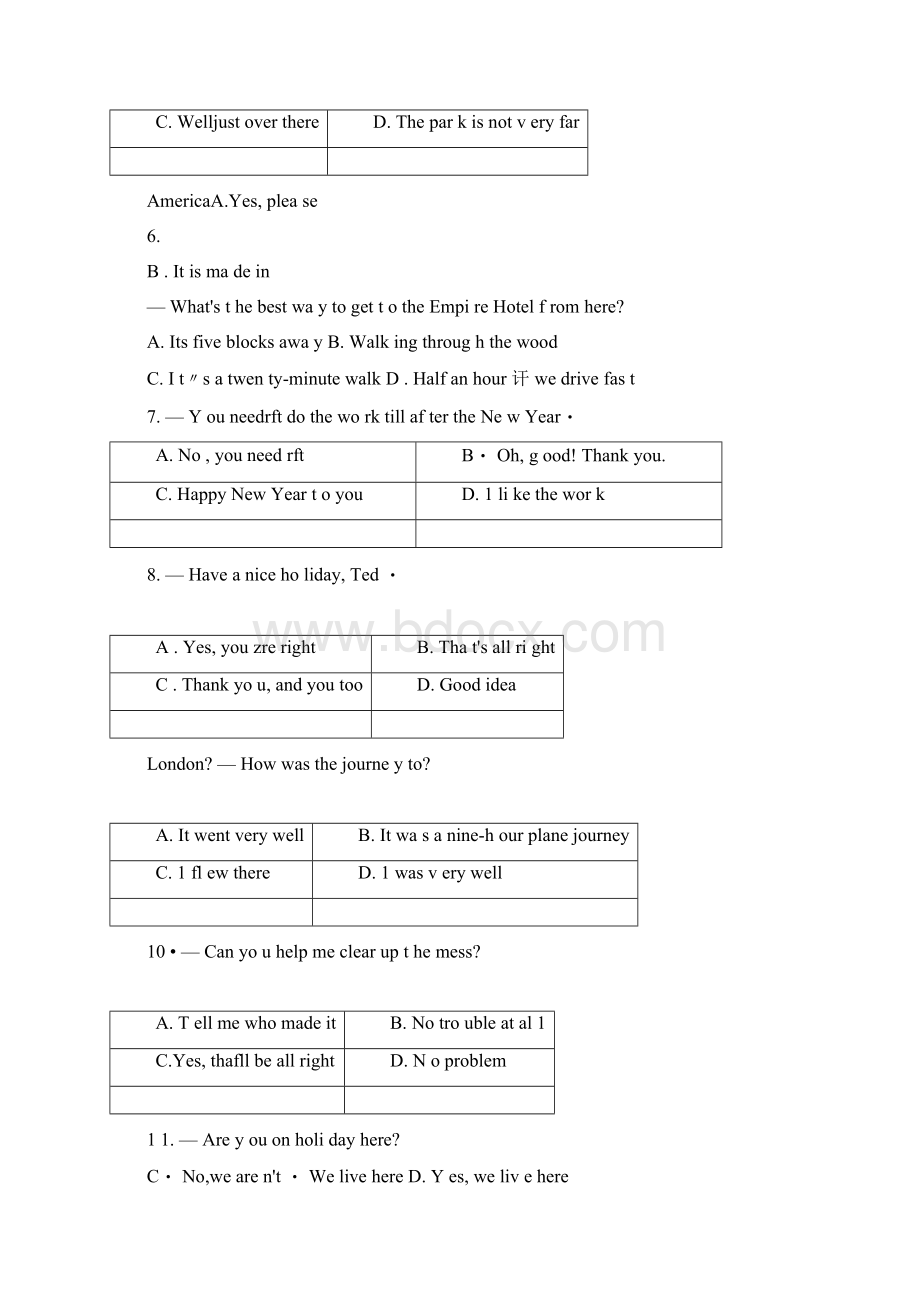 电大开放英语II2期末考试复习资料docxWord文档下载推荐.docx_第2页