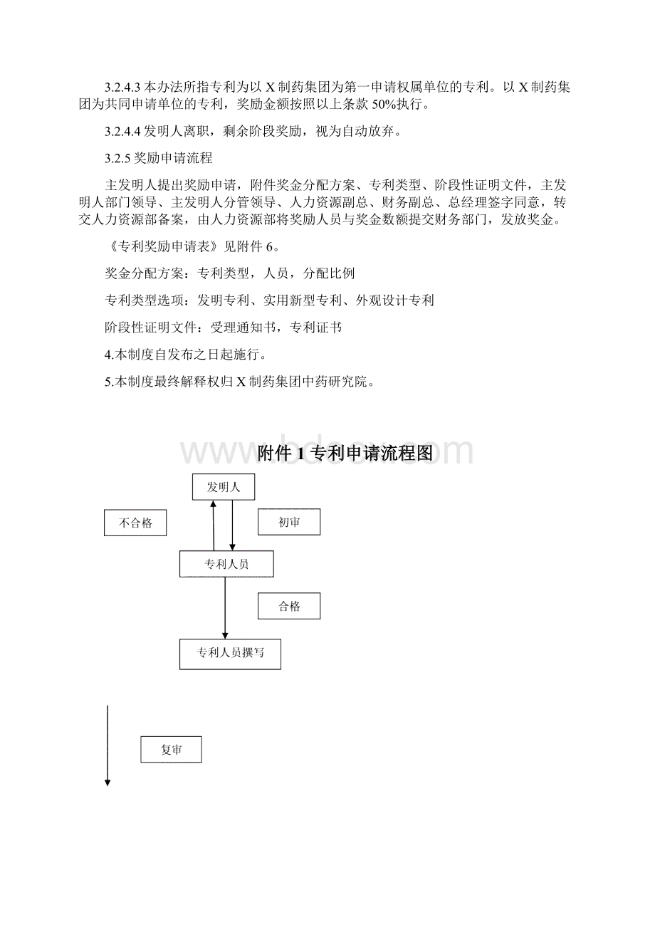 企业制度 制药集团专利申请工作奖励办法.docx_第3页