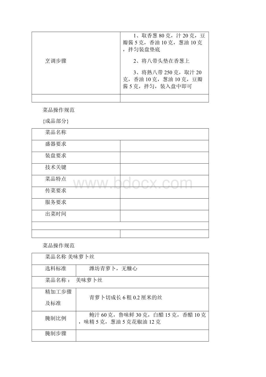 凉菜标准食谱Word文档下载推荐.docx_第2页