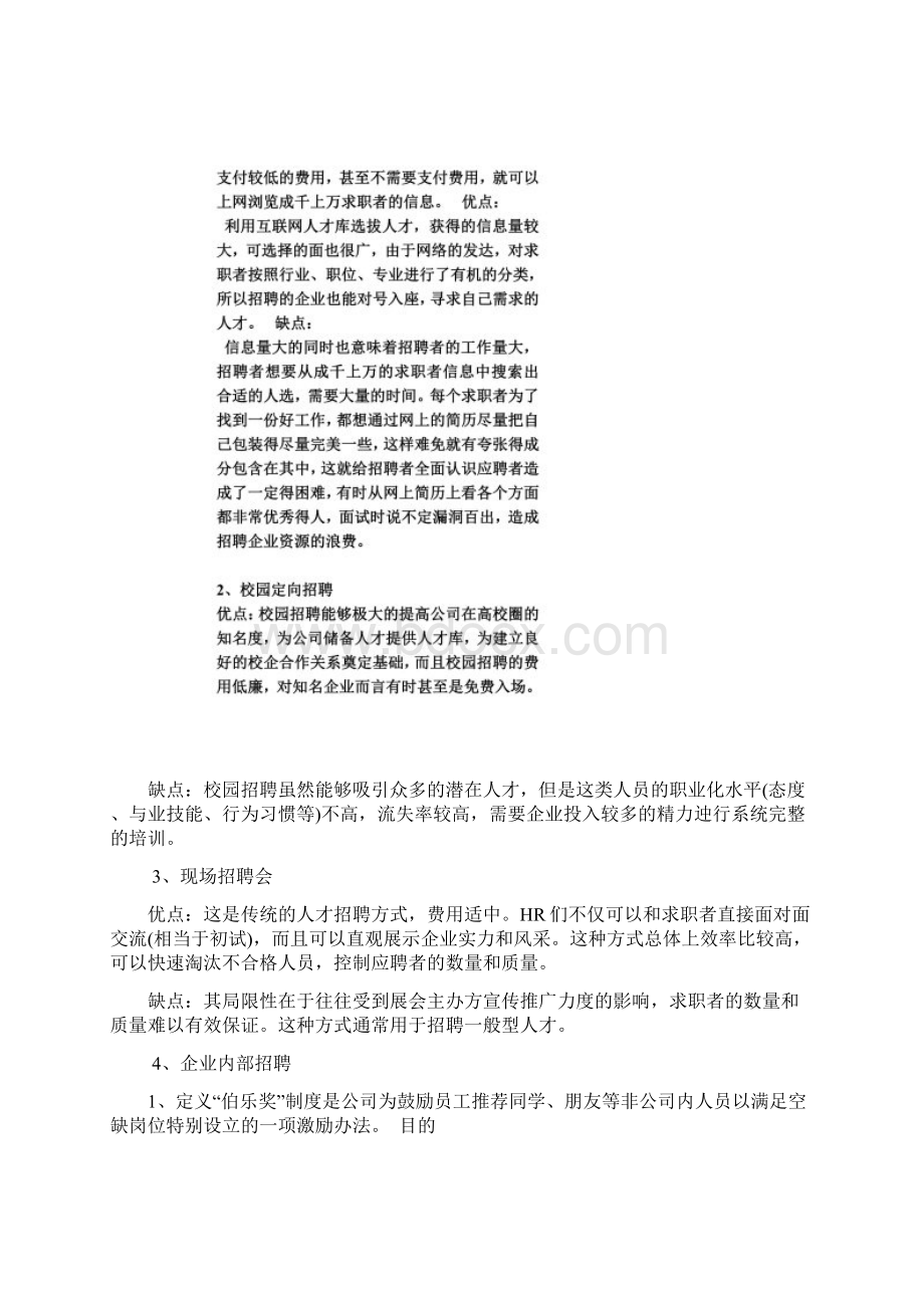 十大招聘渠道的优缺点Word文档下载推荐.docx_第2页