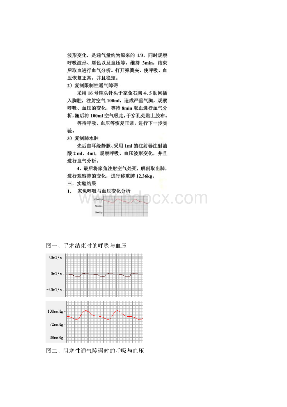 机能学实验呼吸功能不全文档格式.docx_第2页