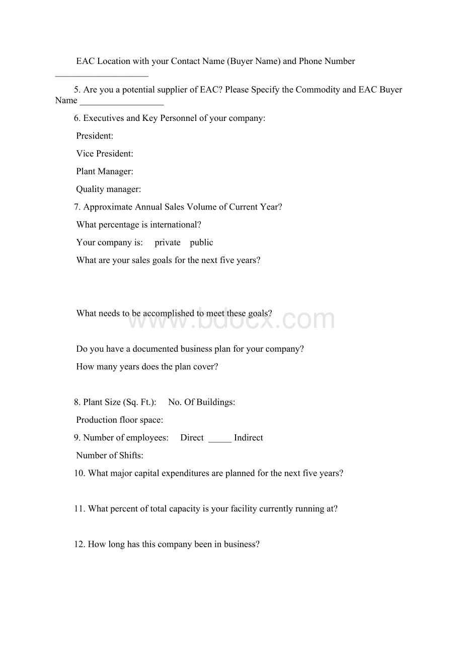 Emerson Supplier Self Audit.docx_第2页