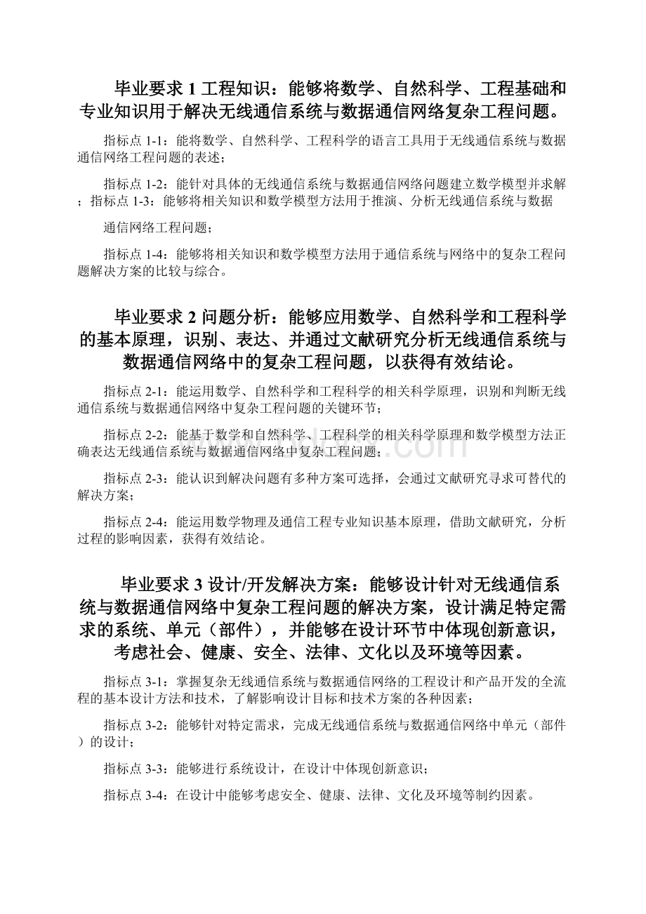 通信工程专业人才培养方案本科.docx_第2页