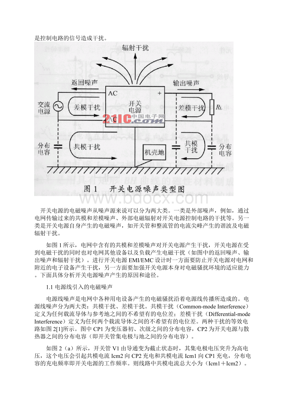 开关电源电磁干扰分析及抑制1144914800讲解.docx_第2页