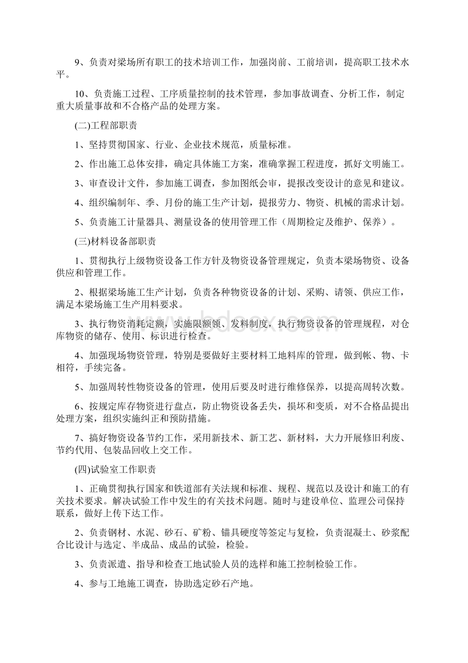 梁场质量管理制度附详细岗位职责与权限.docx_第2页