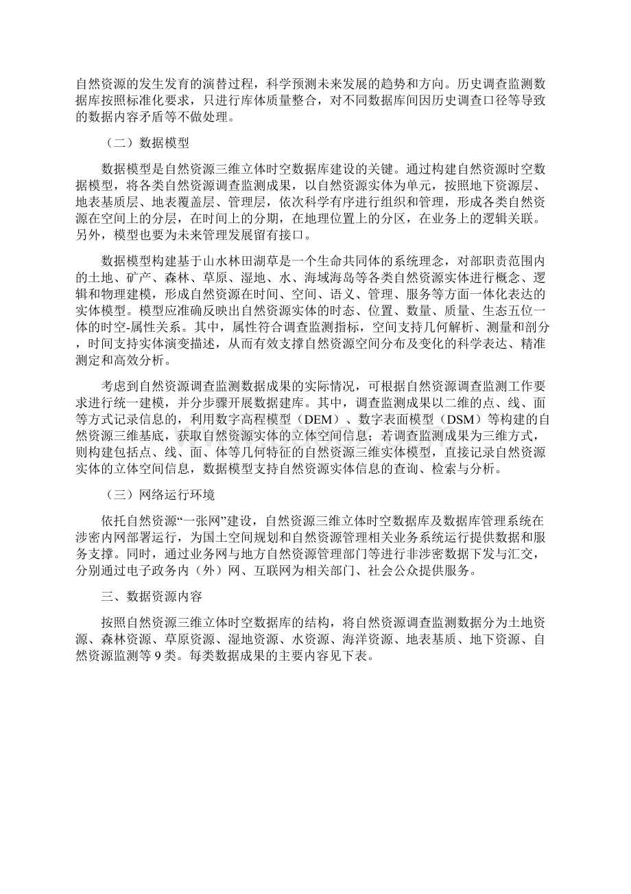 自然资源三维立体时空数据库建设总体方案.docx_第3页