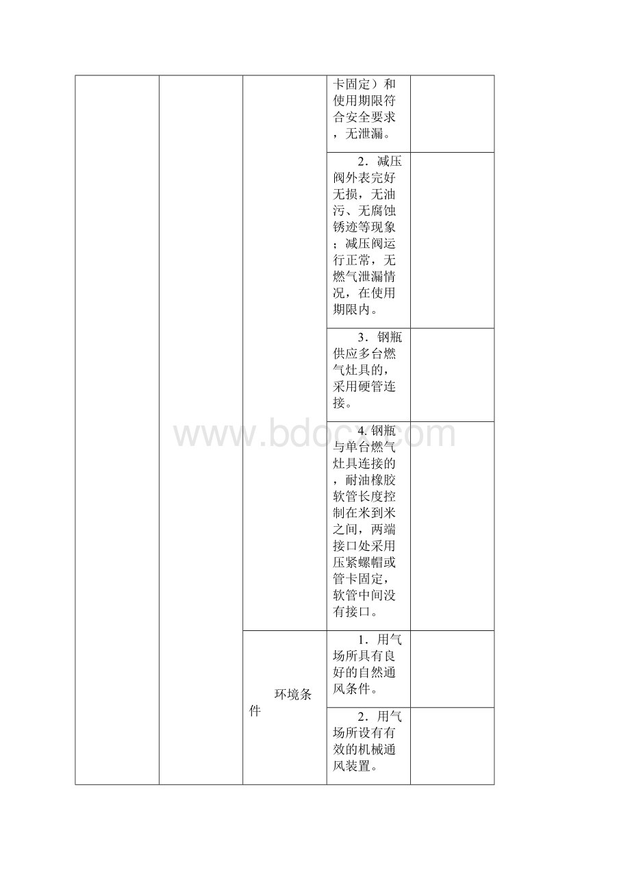 餐饮场所燃气安全检查单.docx_第3页