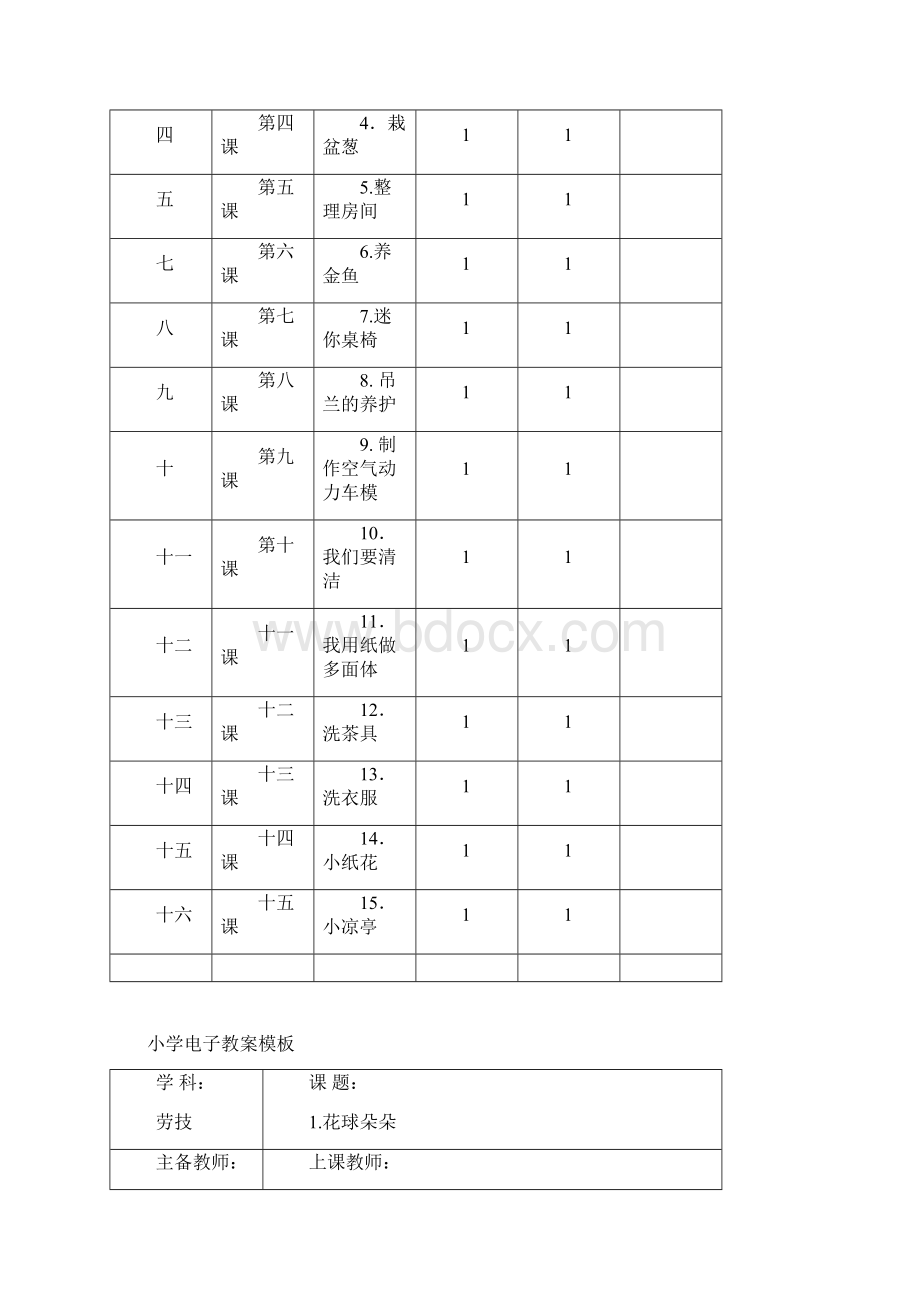 精品三年级劳技教案Word文档下载推荐.docx_第2页