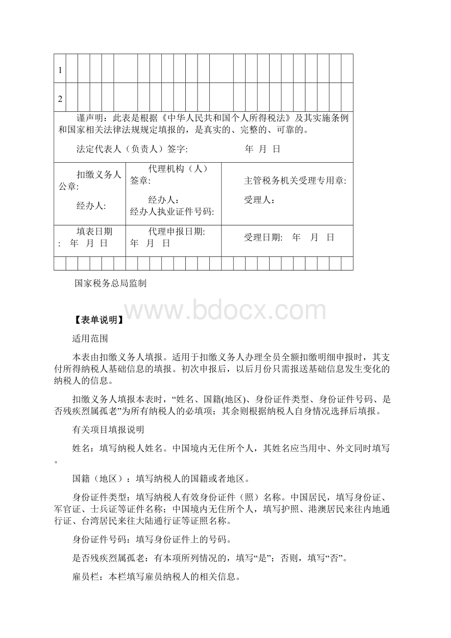 个人所得税基础信息表A表精编文档doc.docx_第2页