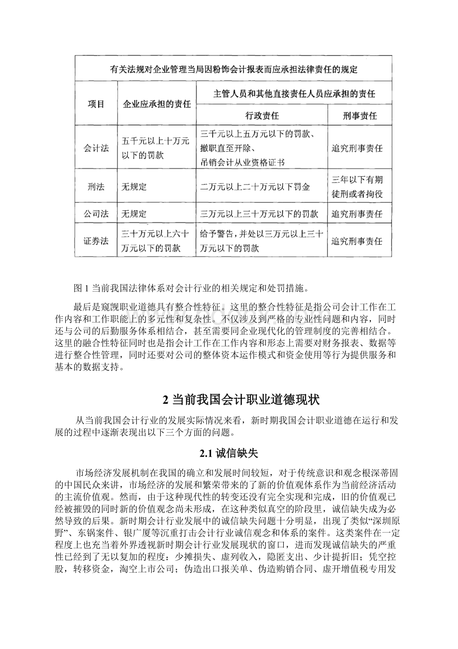 现代企业会计人员应遵守的基本职业道德与底线分析.docx_第3页