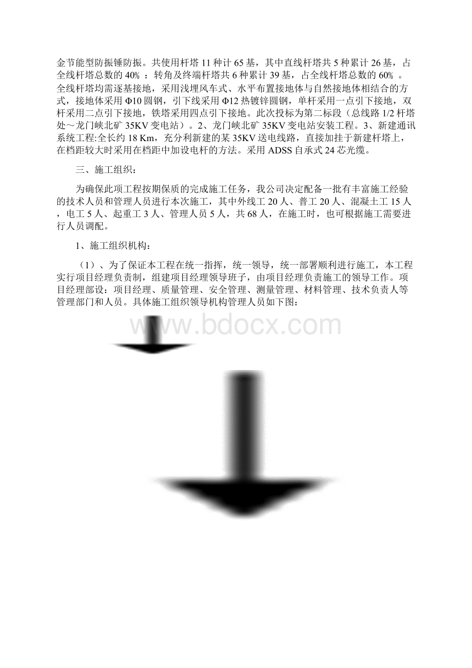 线路施组某35kv新建送电线路施工组织设计.docx_第2页