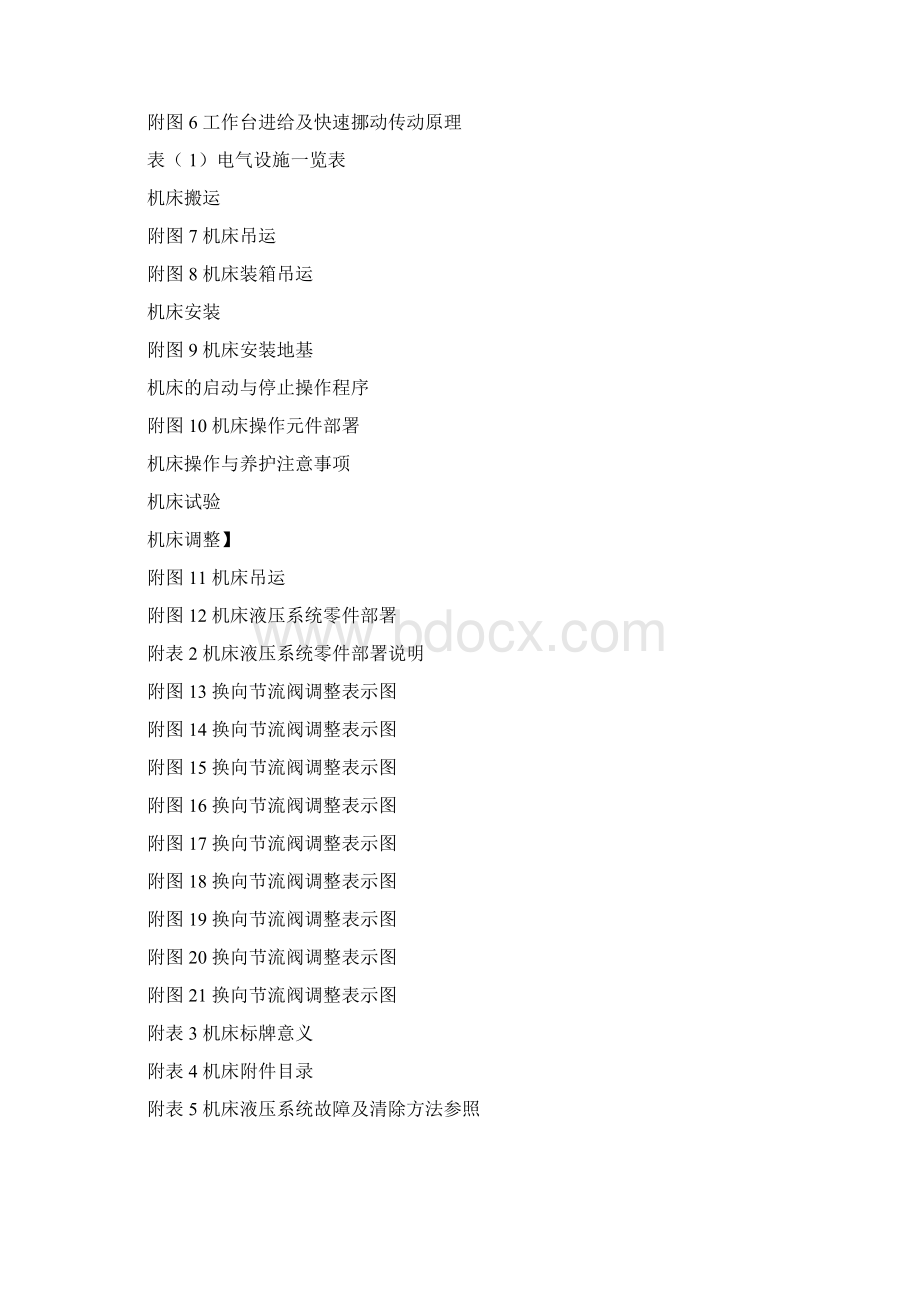 液压刨床说明书Word格式.docx_第2页