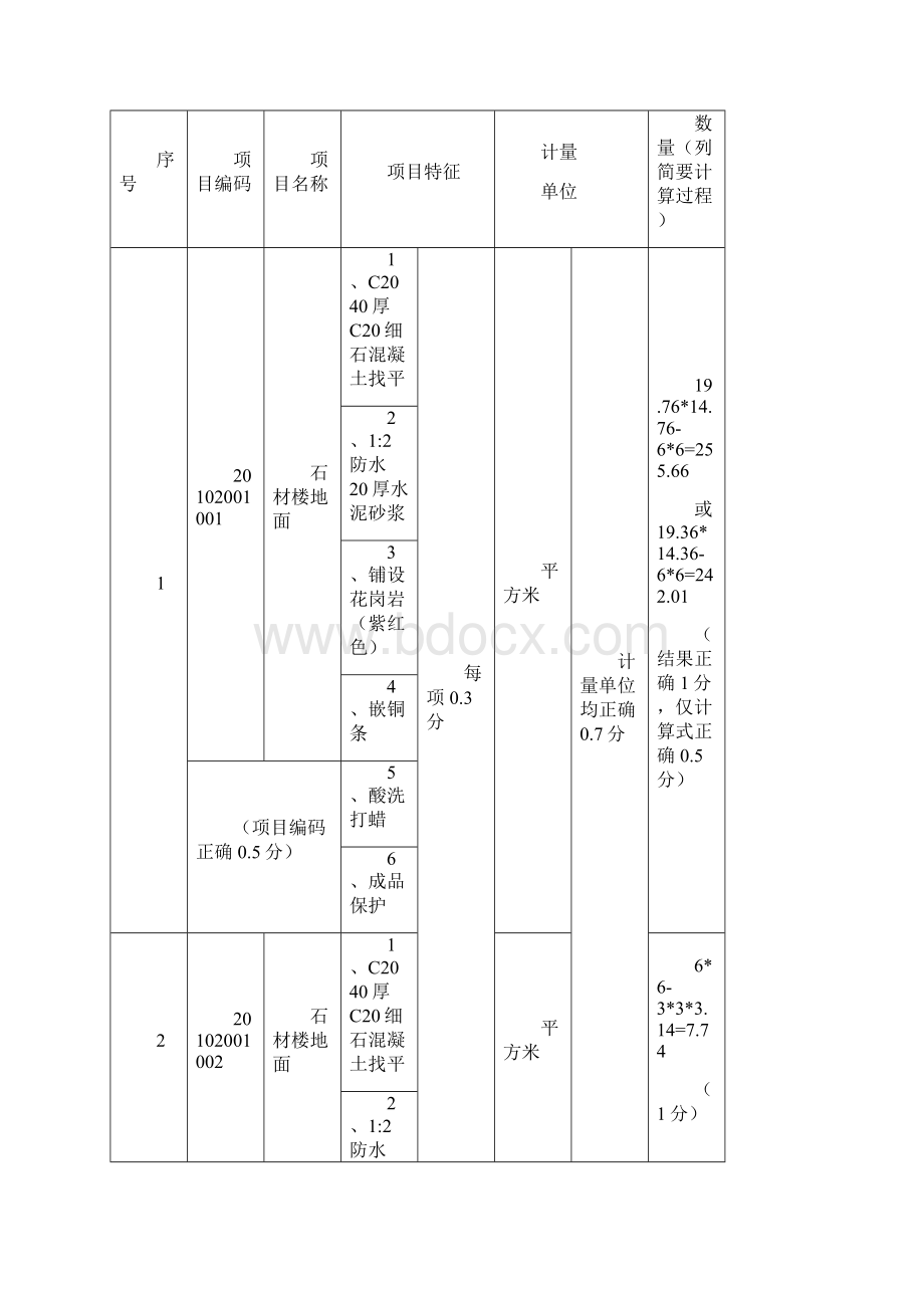 江苏造价员05年11年4套案例分析装饰卷及答案Word文档格式.docx_第3页