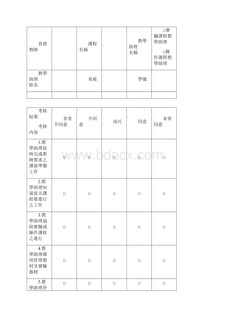 弘光科技大学98学年第二学期教学助理考核作业说明.docx_第3页