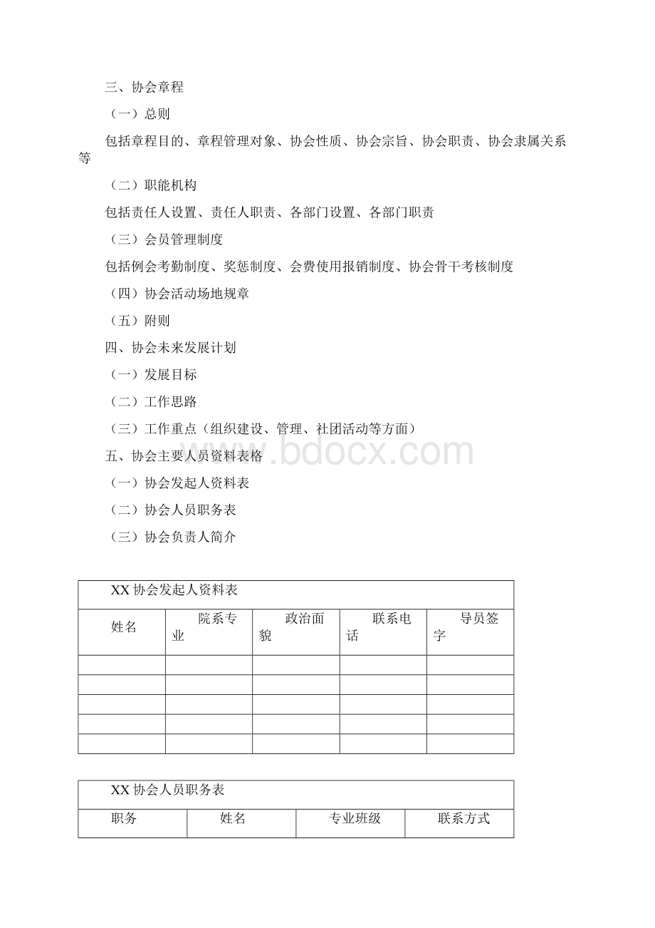 学生社团申请注册材料格式模板Word文档下载推荐.docx_第3页