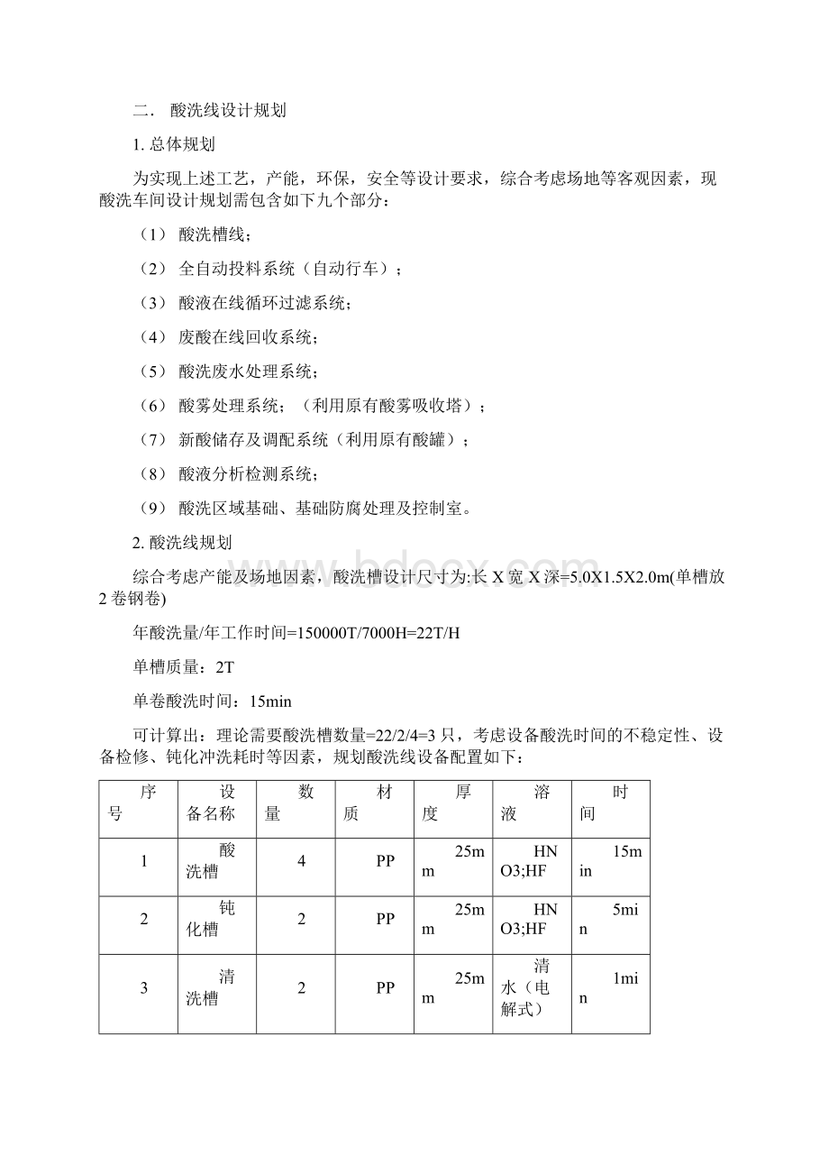 自动酸洗生产线设计方案Word文件下载.docx_第2页