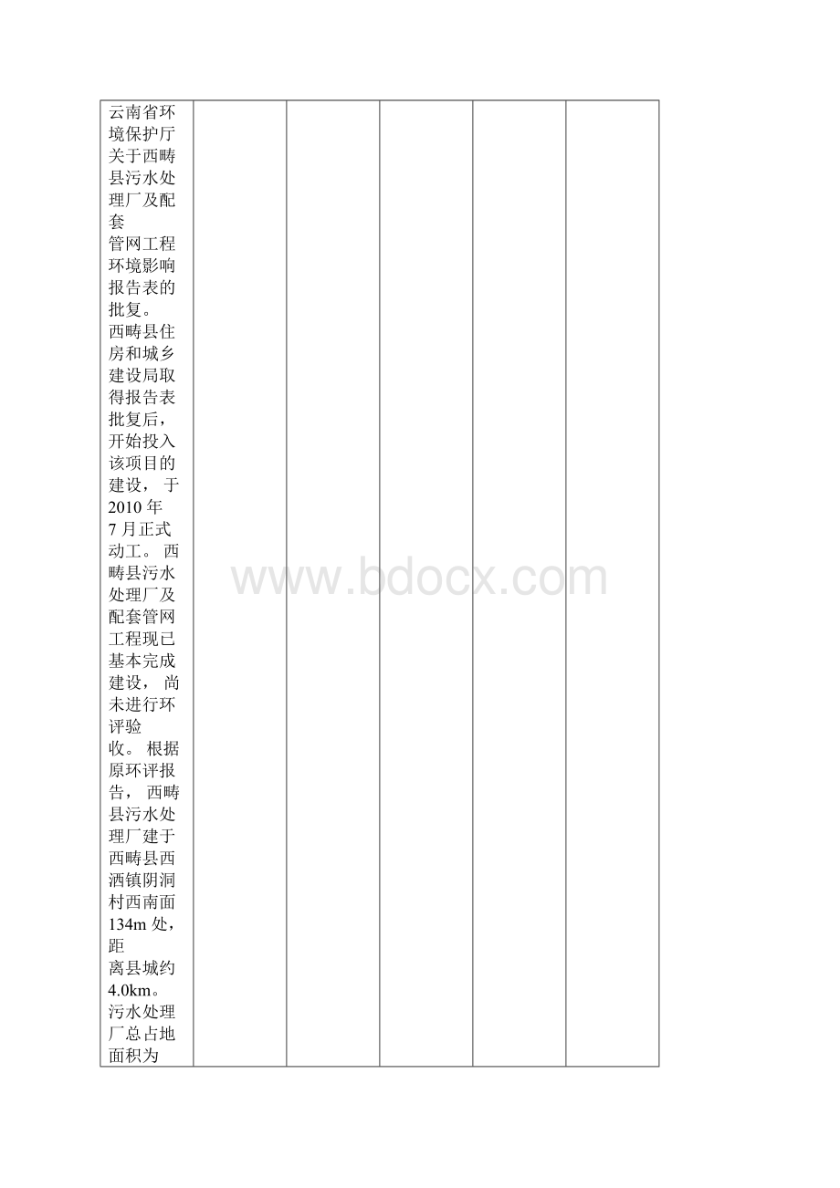 西畴县污水处理厂及配套管网工程建设项目环境.docx_第3页