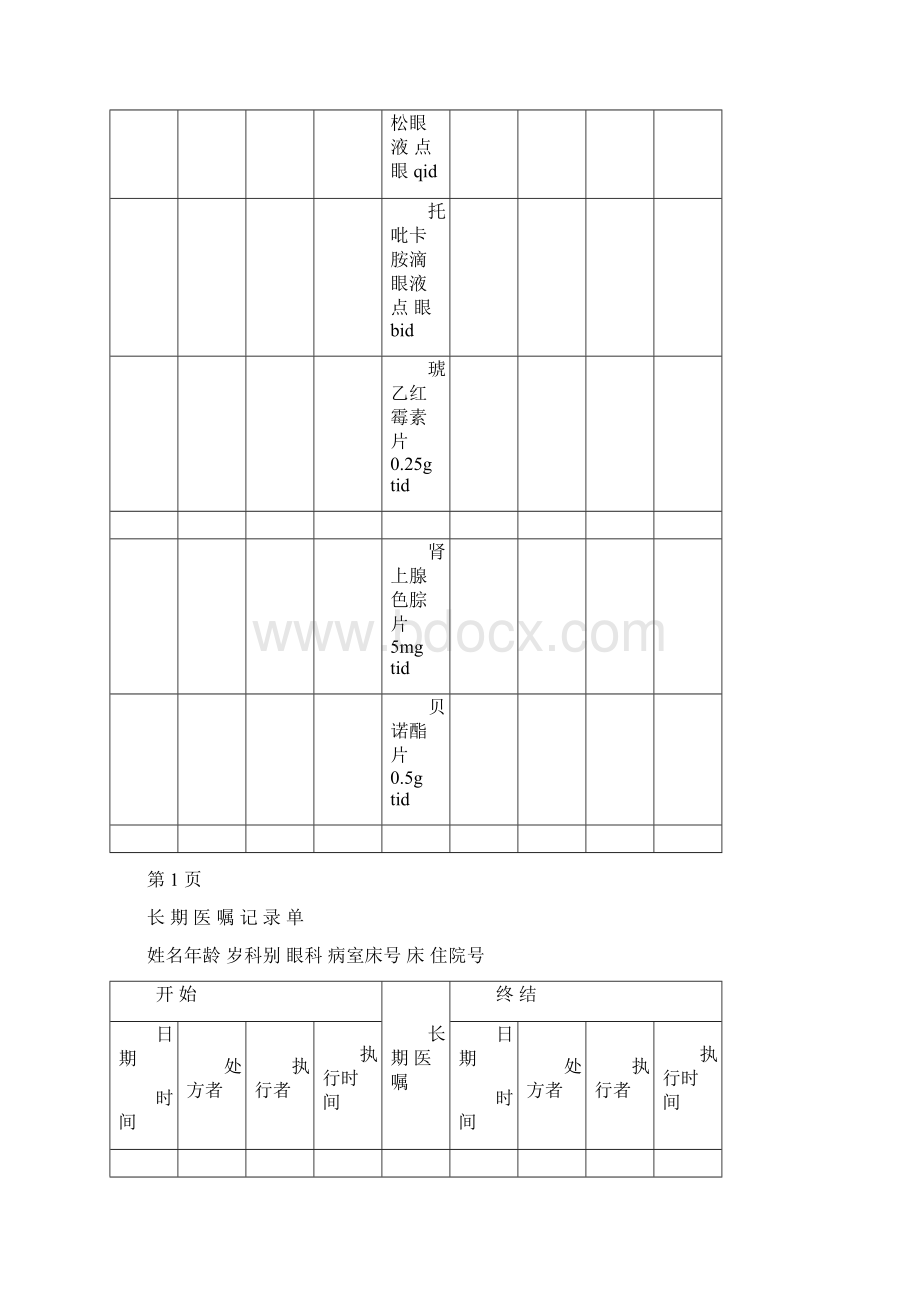 白内障病历模板1之欧阳生创编.docx_第3页